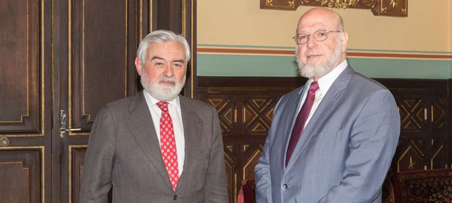 El ministro de Cultura de RD sostiene una reunión con el director de la Real Academia Española (RAE)