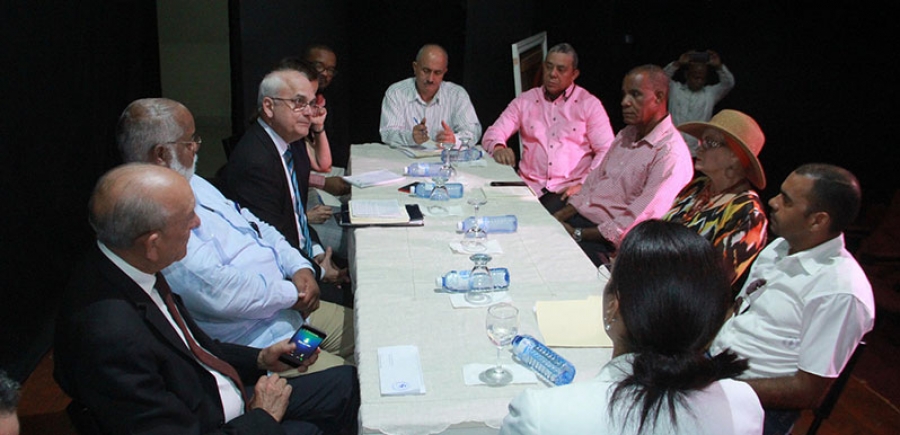 Ministerio de Cultura y sectores de Azua coordinan la celebración de la Feria Regional del Libro.